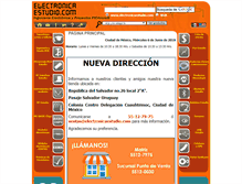 Tablet Screenshot of electronicaestudio.com